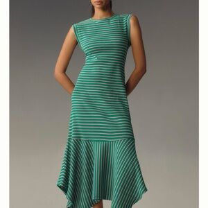 Anthropologie Daily Practice green Highline dress